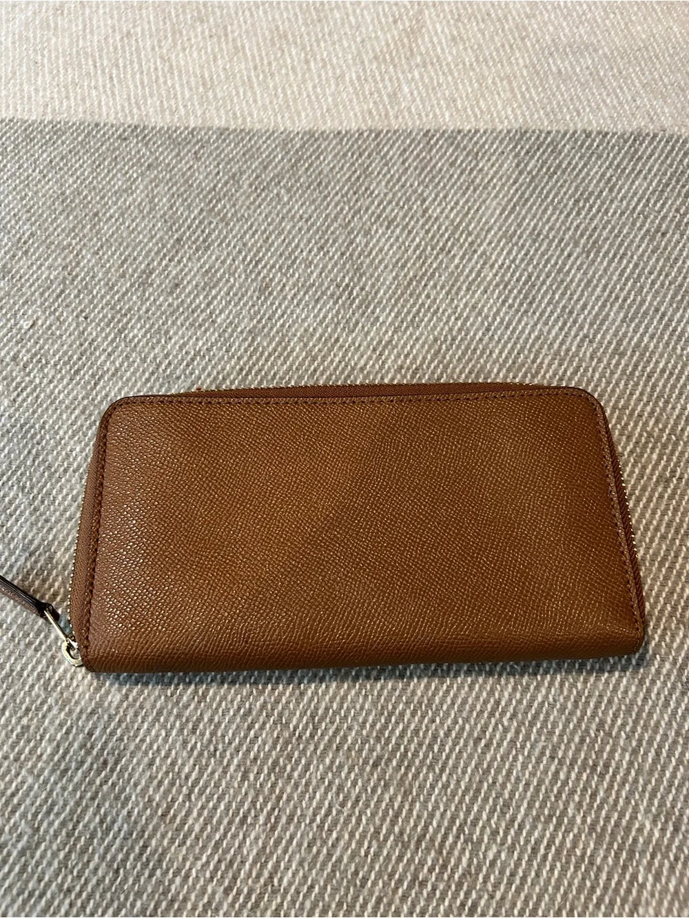 Coach Zip-Around Accordion Wallet with Front Card Slot